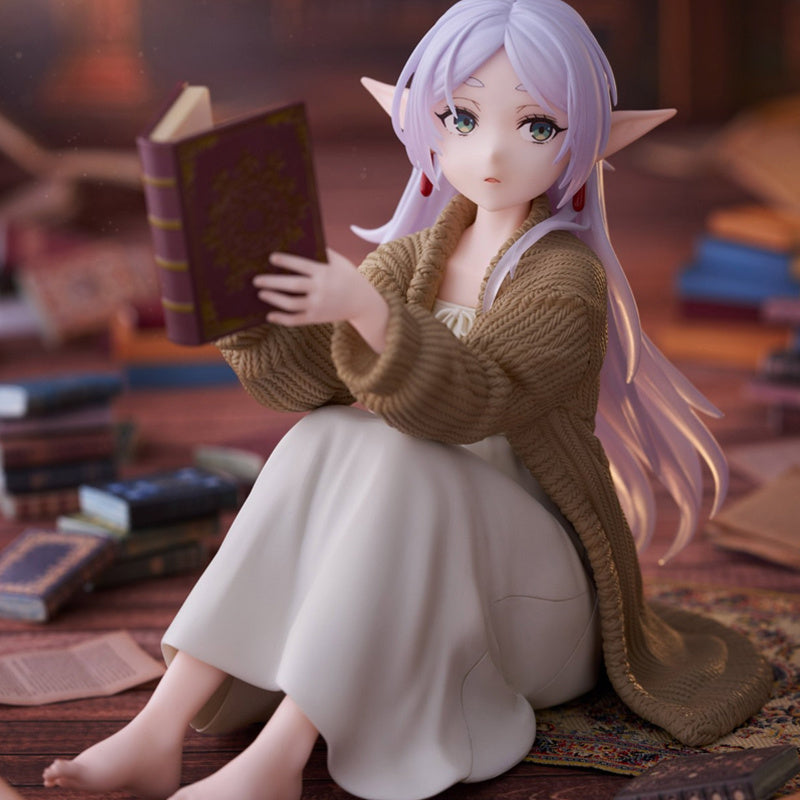 🌙 Frieren Figure – Peaceful Reading Moment