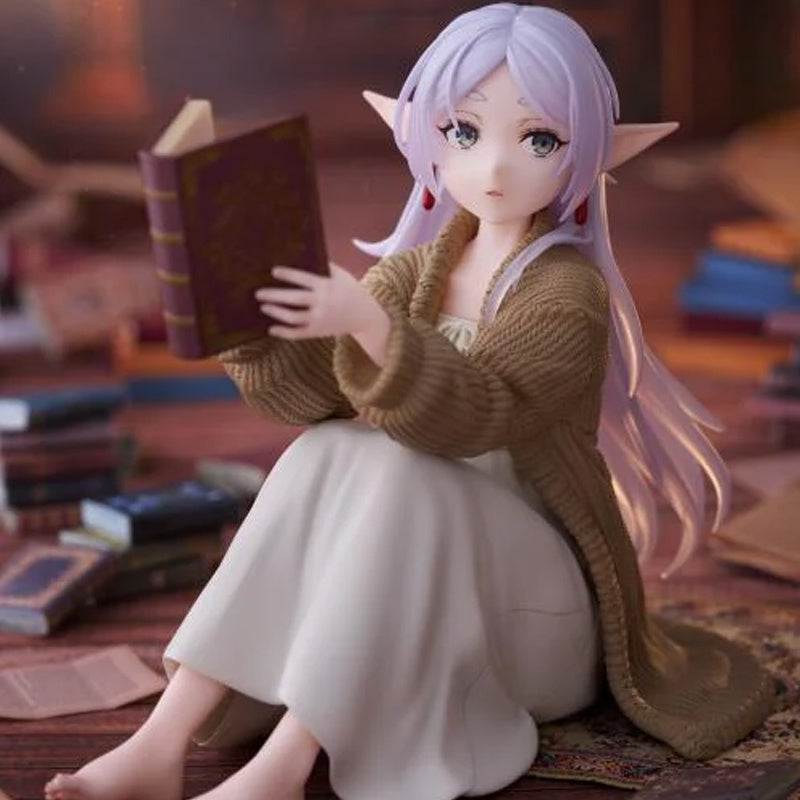 🌙 Frieren Figure – Peaceful Reading Moment