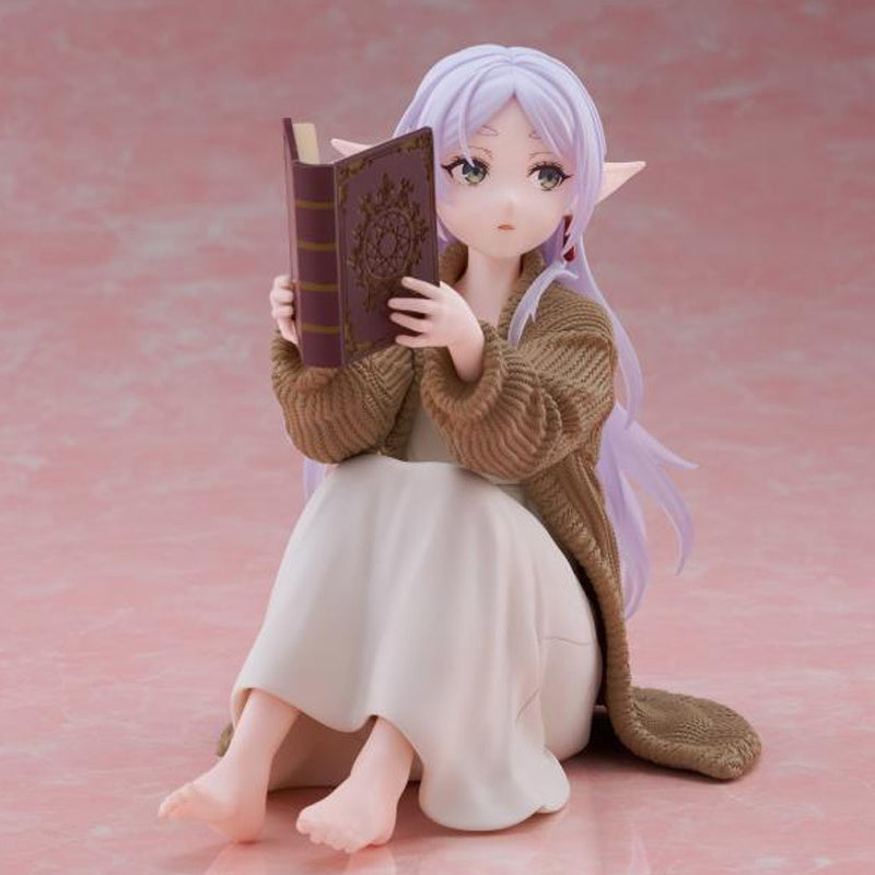 🌙 Frieren Figure – Peaceful Reading Moment