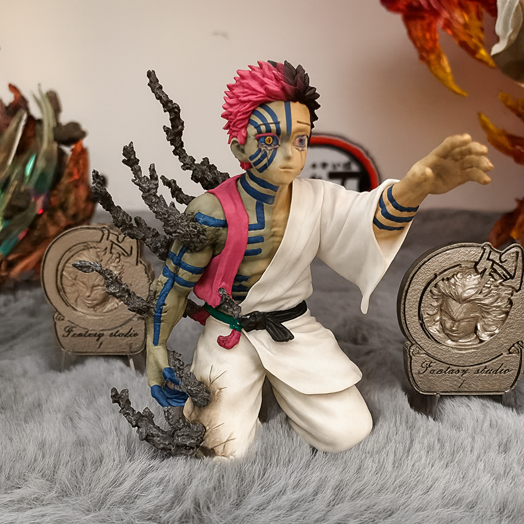 Demon Slayer Akaza Figure – Hakuji Action Figure | 13cm PVC Collectible Model