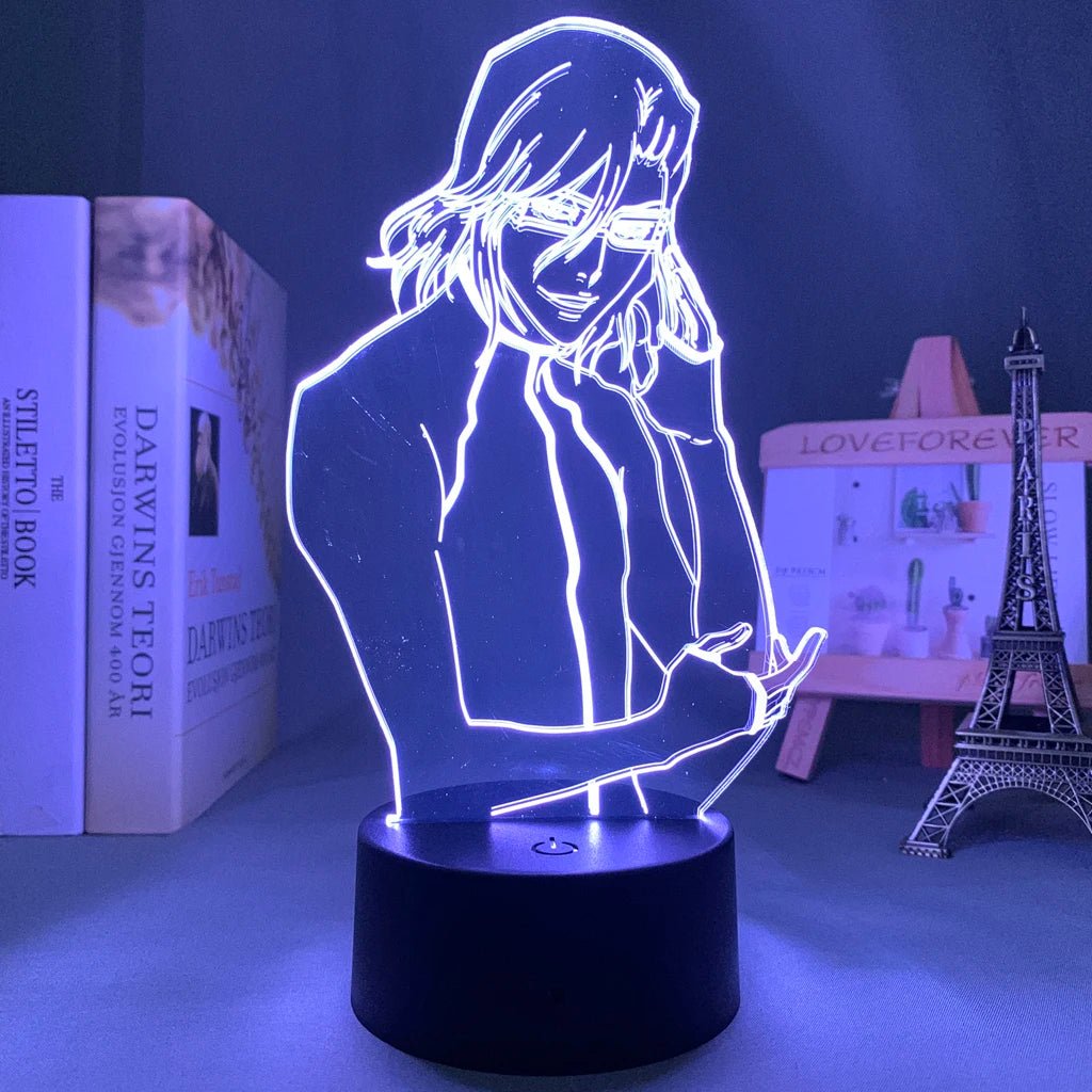 Anime Led Light Bleach Toshiro Hitsugaya // Gift Room Decor Manga 3d Lamp Toshiro Hitsugaya Bleach