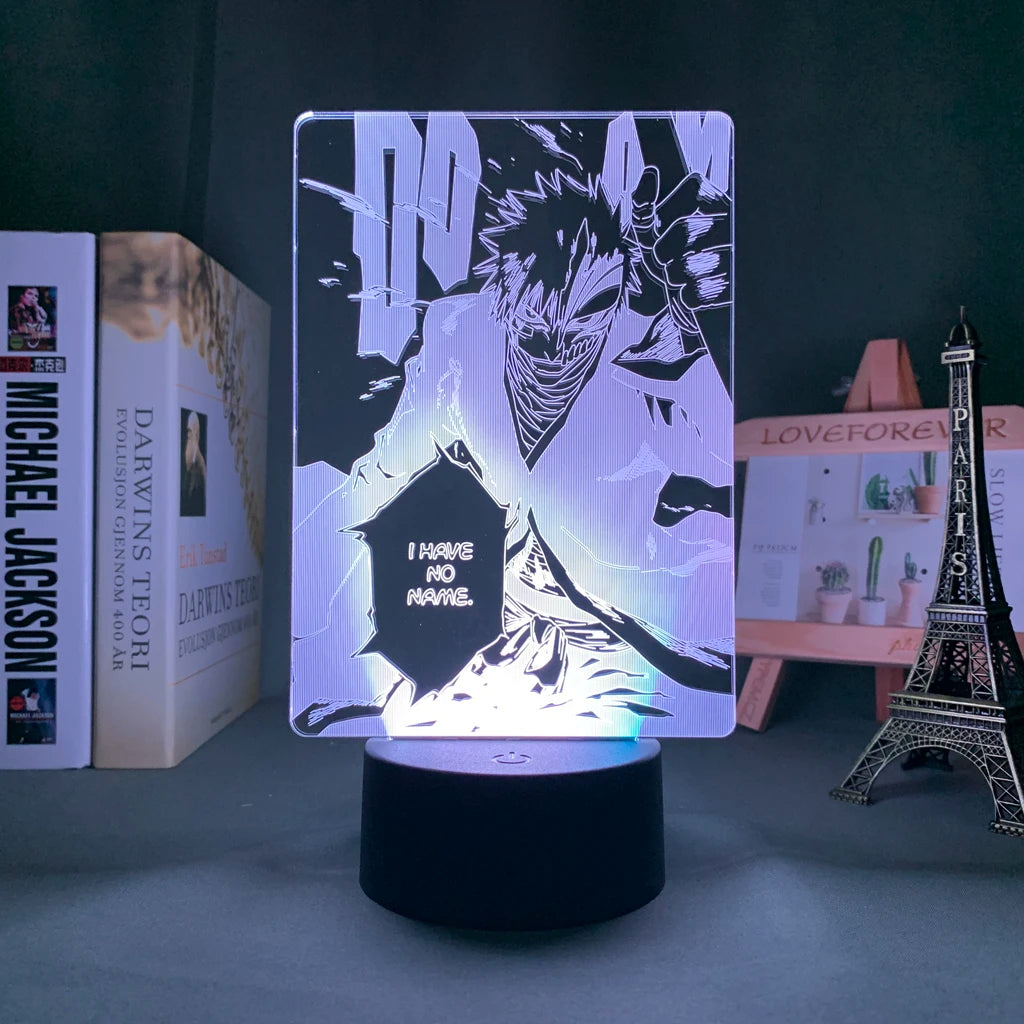 Anime Led Light Bleach Toshiro Hitsugaya // Gift Room Decor Manga 3d Lamp Toshiro Hitsugaya Bleach
