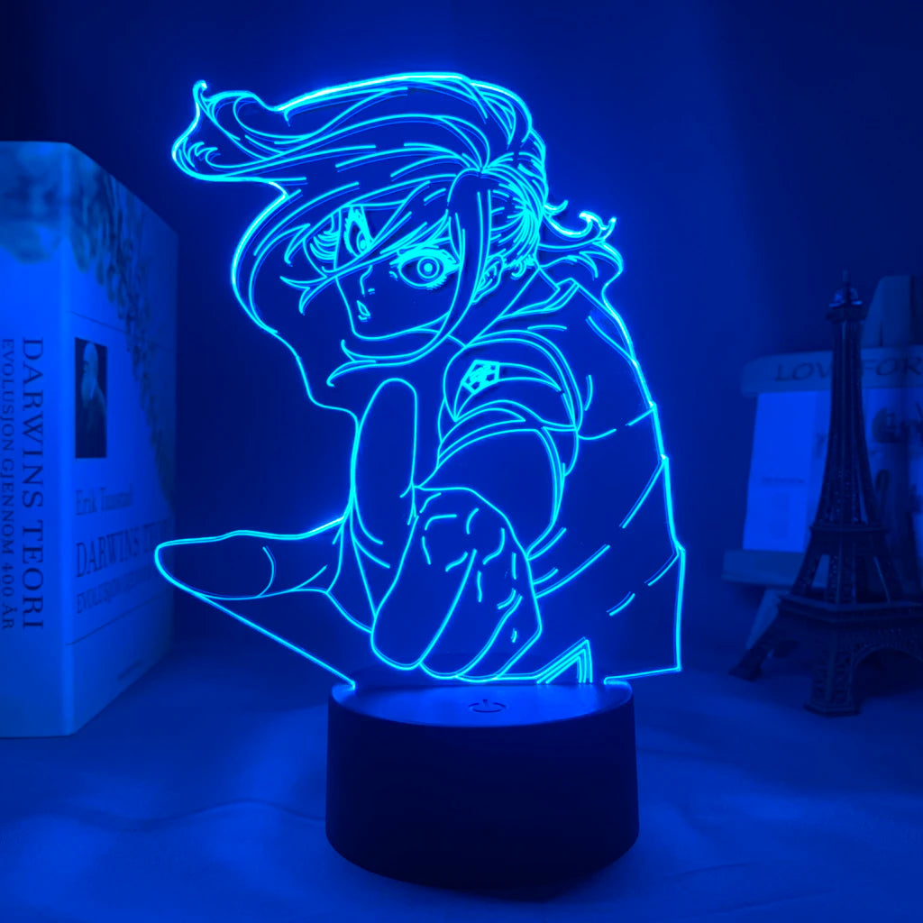 Lamp Blue Lock // Anime Led Night Light Blue Lock Yoichi Isagi for Room Decor Nightlight Lamp Blue Lock