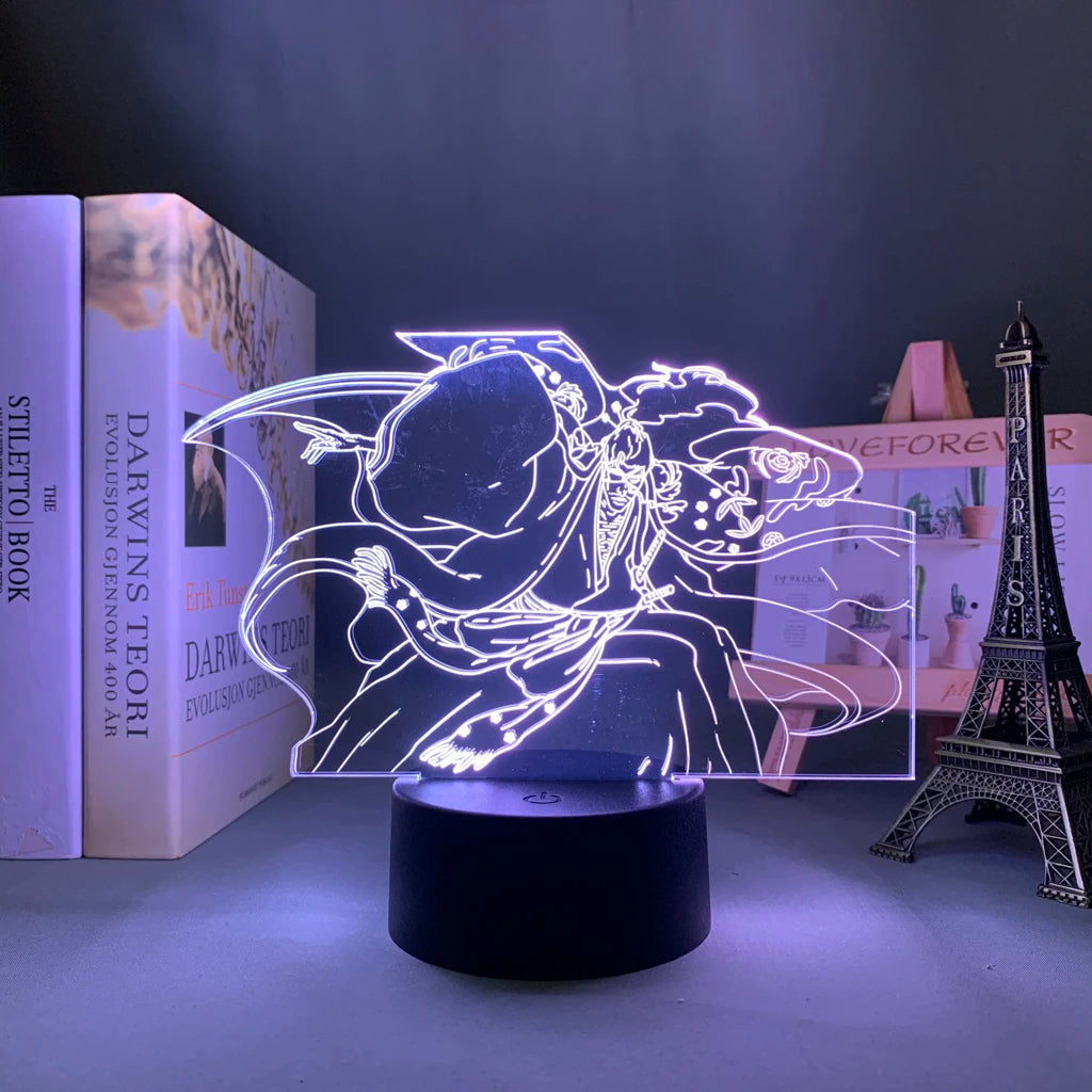 Anime Led Light Bleach Toshiro Hitsugaya // Gift Room Decor Manga 3d Lamp Toshiro Hitsugaya Bleach