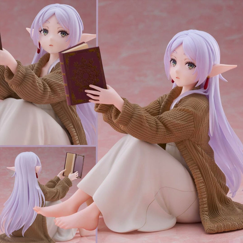 🌙 Frieren Figure – Peaceful Reading Moment