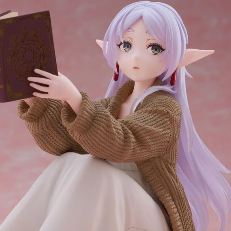 🌙 Frieren Figure – Peaceful Reading Moment