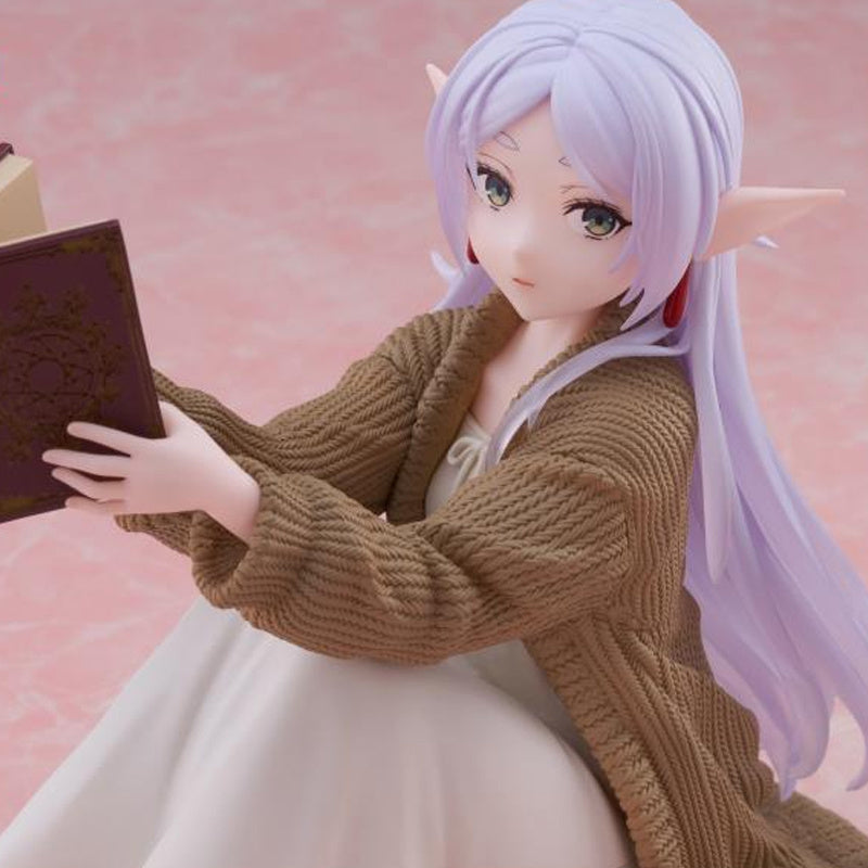 🌙 Frieren Figure – Peaceful Reading Moment