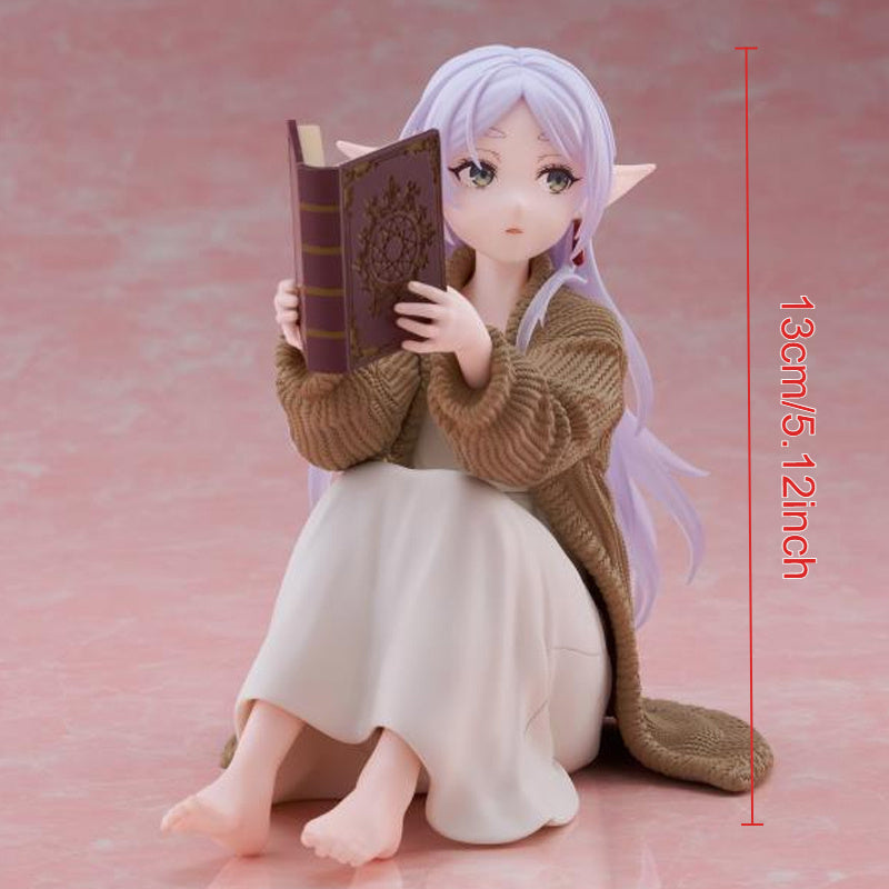 🌙 Frieren Figure – Peaceful Reading Moment