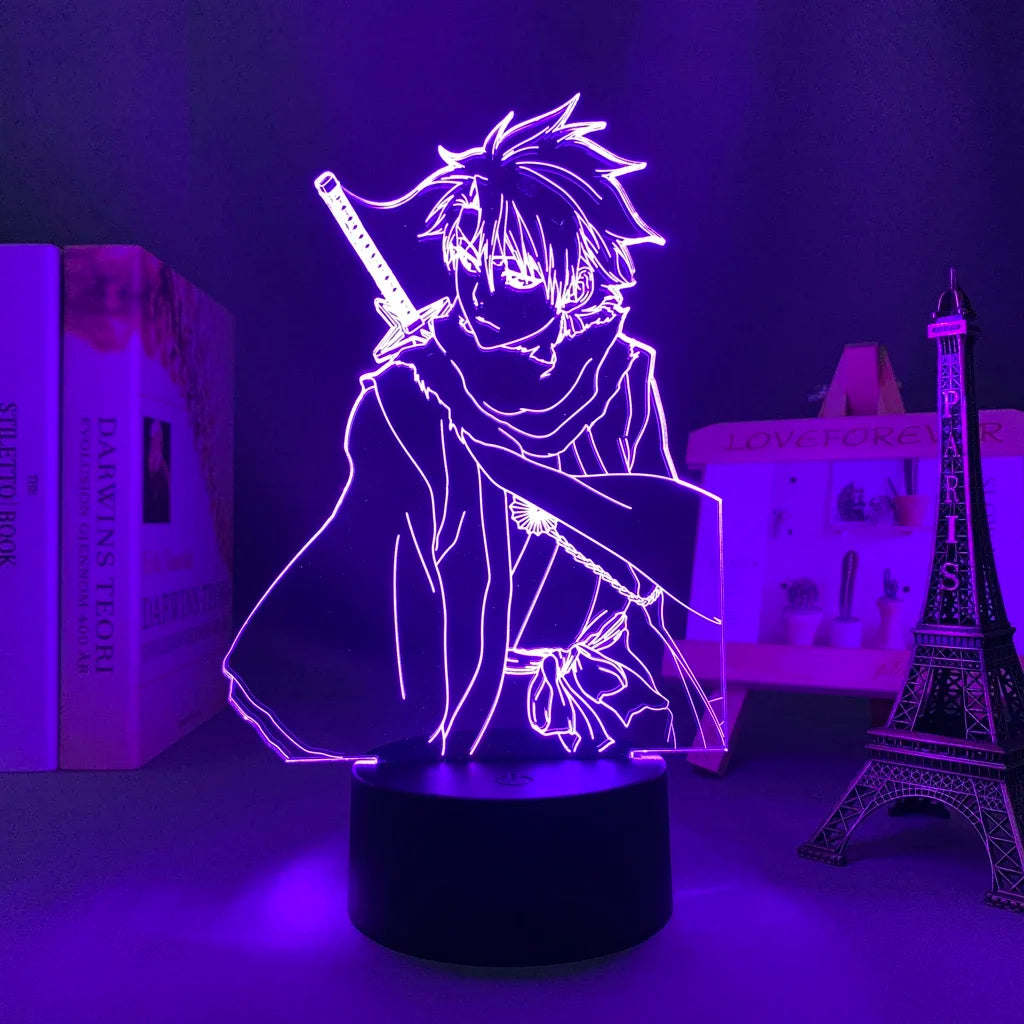 Anime Led Light Bleach Toshiro Hitsugaya // Gift Room Decor Manga 3d Lamp Toshiro Hitsugaya Bleach