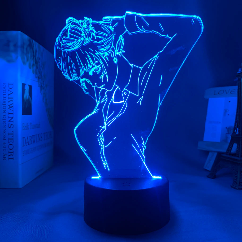Lamp Blue Lock // Anime Led Night Light Blue Lock Yoichi Isagi for Room Decor Nightlight Lamp Blue Lock