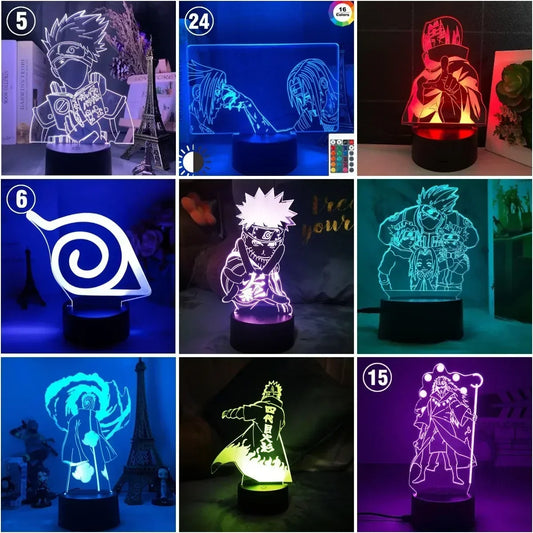 3D LED Lamp – Manga Night Light