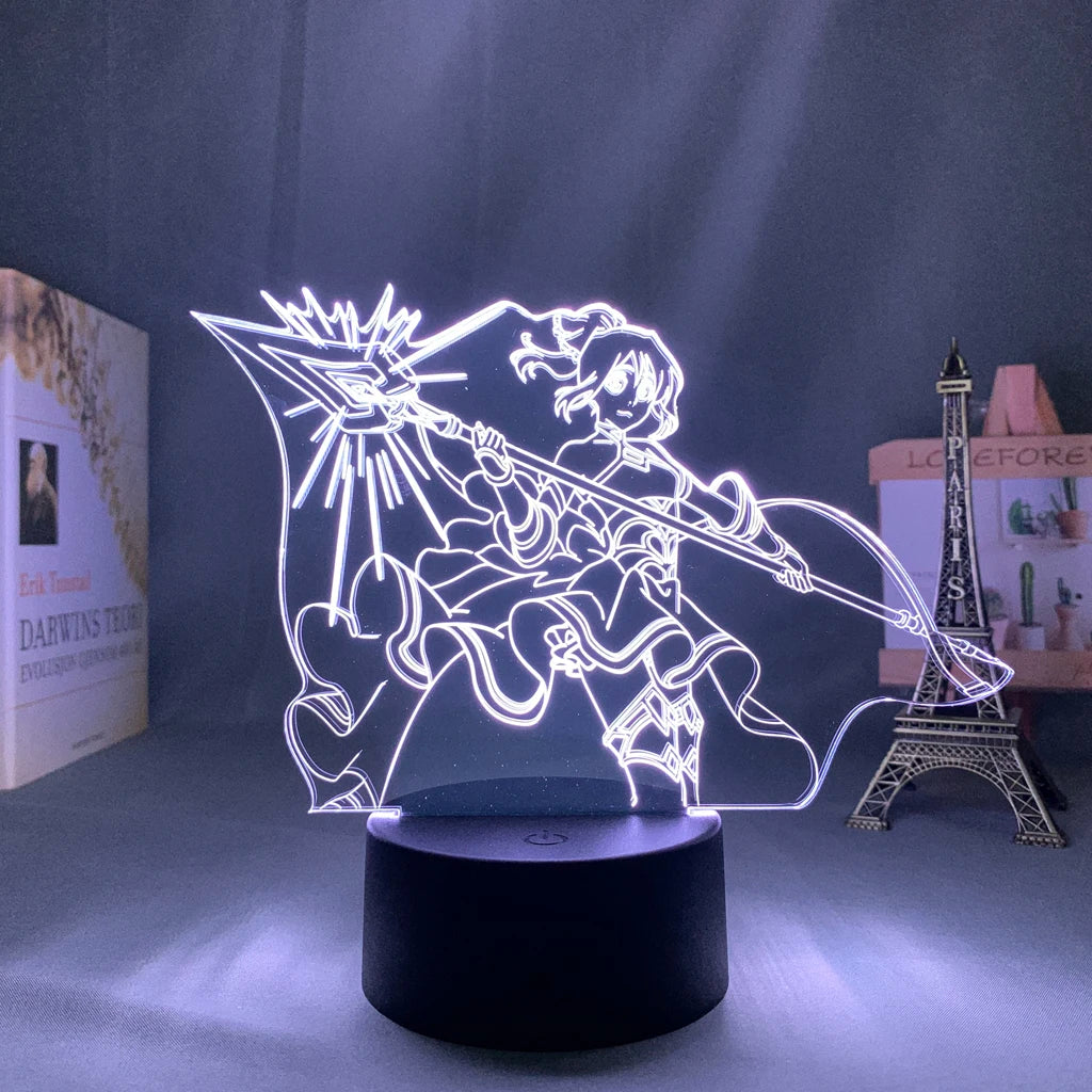 Anime Led Light Bleach Toshiro Hitsugaya // Gift Room Decor Manga 3d Lamp Toshiro Hitsugaya Bleach